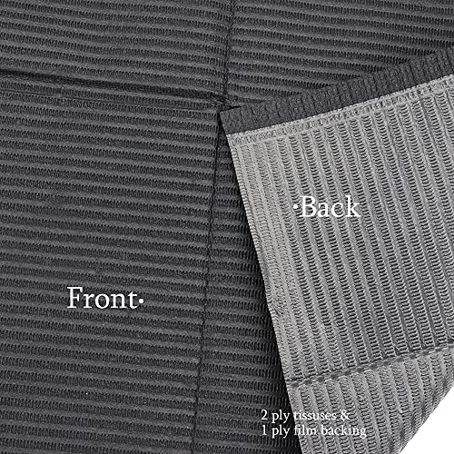 myaokue-up-125-Pieces-Disposable-Dental-Bibs-Sheets-Cloths3-Ply-Dental-Patient-Bib-Tattoo-Piercing-Table-Covers-Clean-Pad-Waterproof-Napkins-Dental-Napkin-size-13-x-18-Black