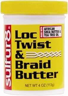 Sulfur8 Loc Twist & Braid Butter, 4 oz (Pack of 2)