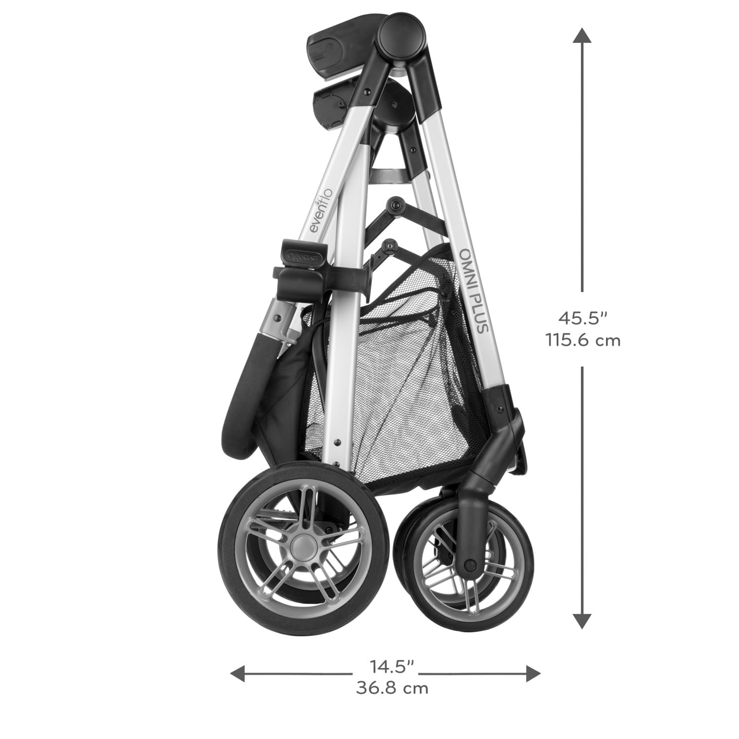 Amazon.com : Evenflo Omni Plus Modular Travel System with LiteMax Rear-Facing Infant Car Seat, Mylar Gray : Baby