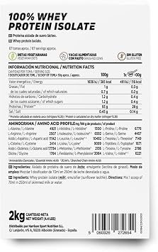 HSN 100% Whey Protein Isolate WPI Unflavored 2kg