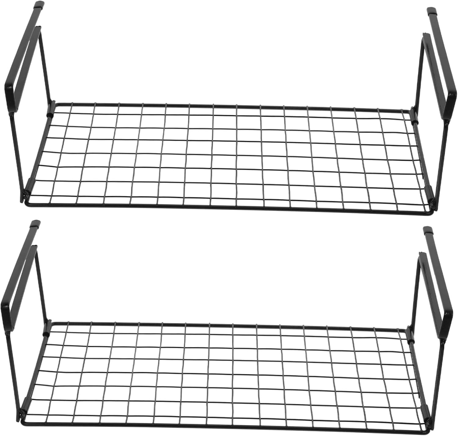 Cabilock 2Pcs Hanging Shoe Rack Space Saving Organizer for Shoe Cabinets Wardrobes Construction No Installation Required Compact Design for Easy Storage