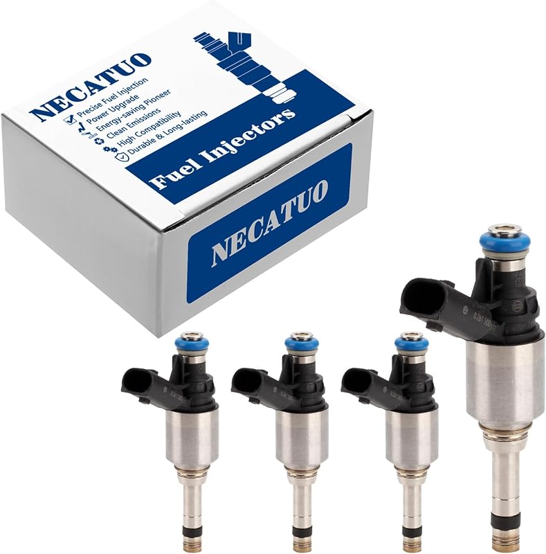 Kit com 4 Bicos Injetores de Combustível FJ1376 NECATUO para Hyundai Sonata e Kia Sorento 2.0L Turbo