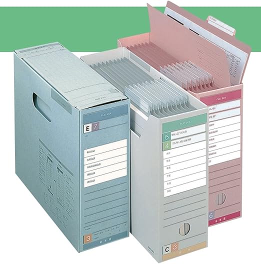 コクヨ ファイルボックス 色厚板紙 フタ付き グレー Lfbn Mz 文房具 オフィス用品 文房具 オフィス用品 Amazon