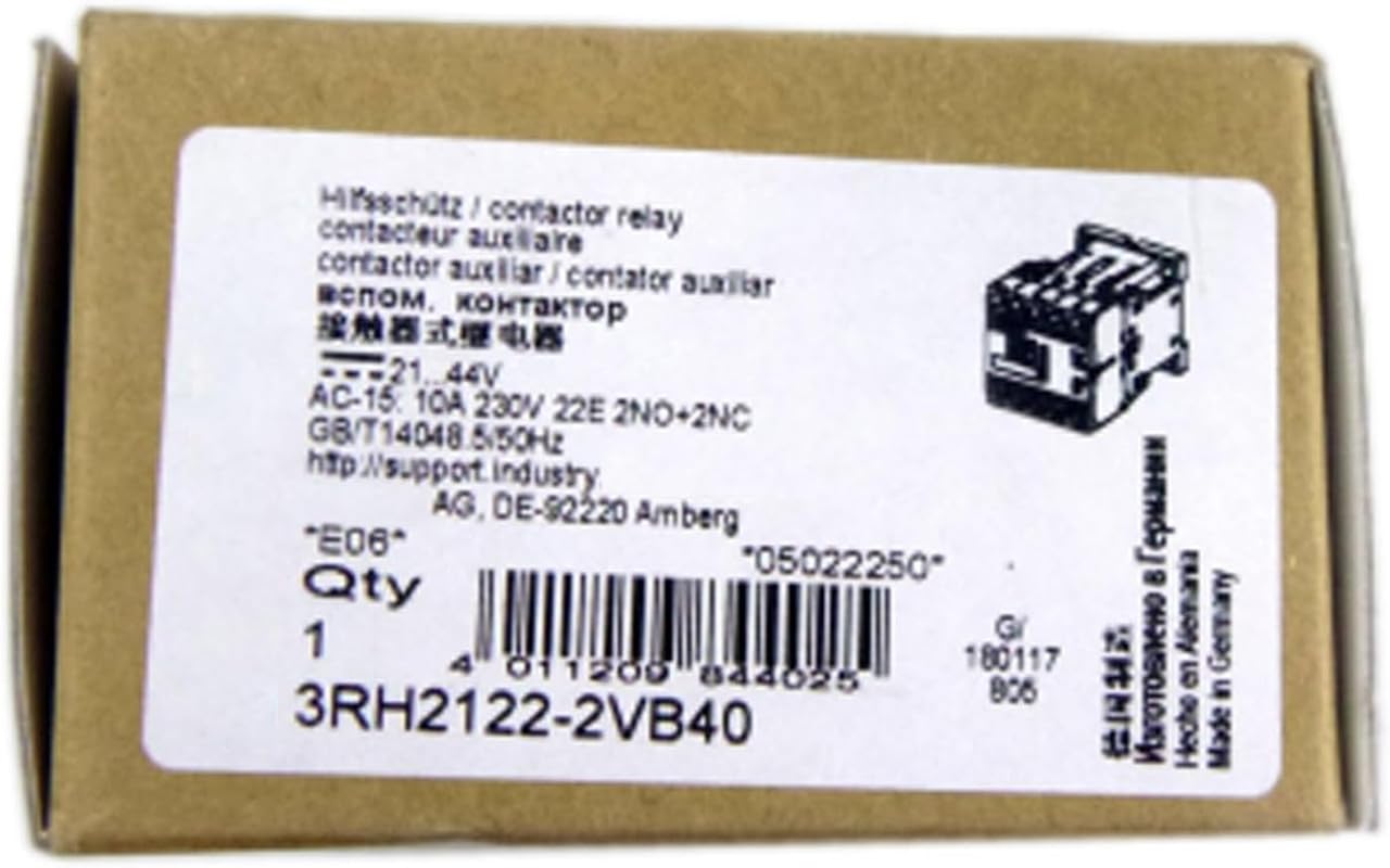 Contacteur 3RH2122-2VB40 neuf et scellé | Bobine DC robuste avec garantie 1 an
