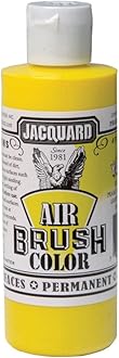 Jacquard Metallic Airbrush Color, 4 oz., Metallic Yellow
