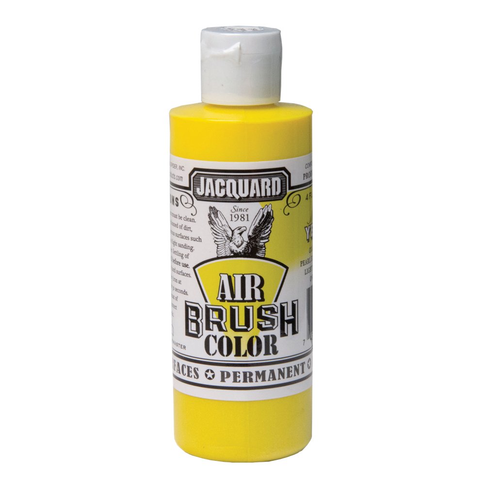 Jacquard Metallic Airbrush Color, 4 oz., Metallic Yellow