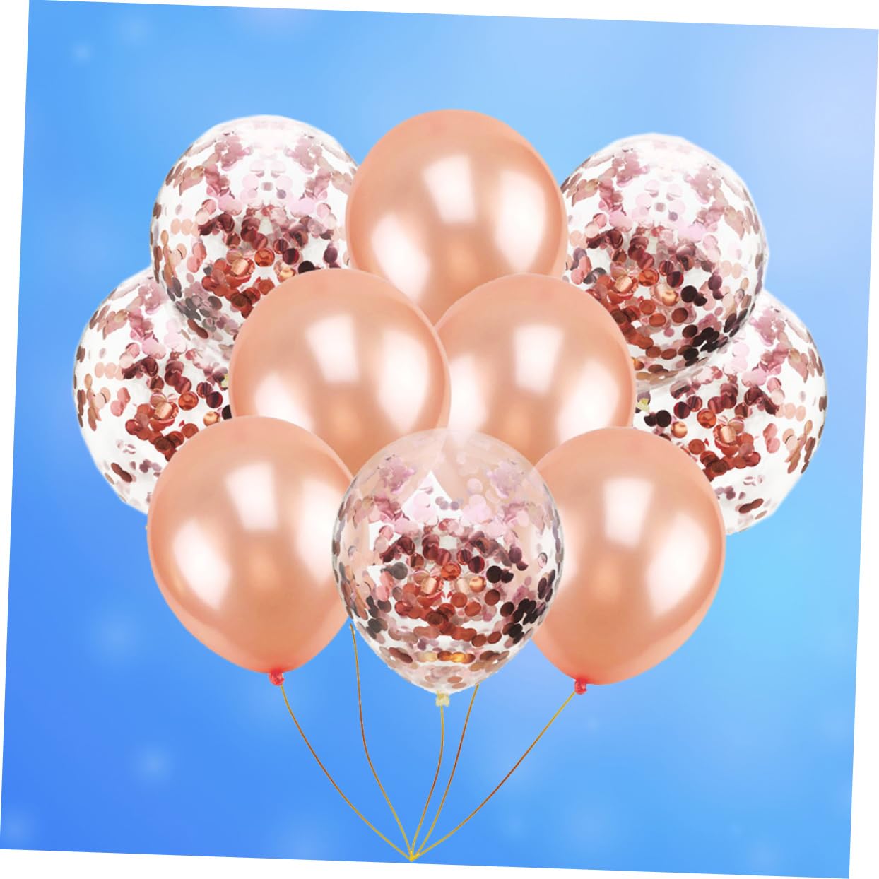 60pezzi Palloncini Con Paillette Rosa Palloncini Trasparenti Con Glitter Per Compleanno Matrimonio e Include