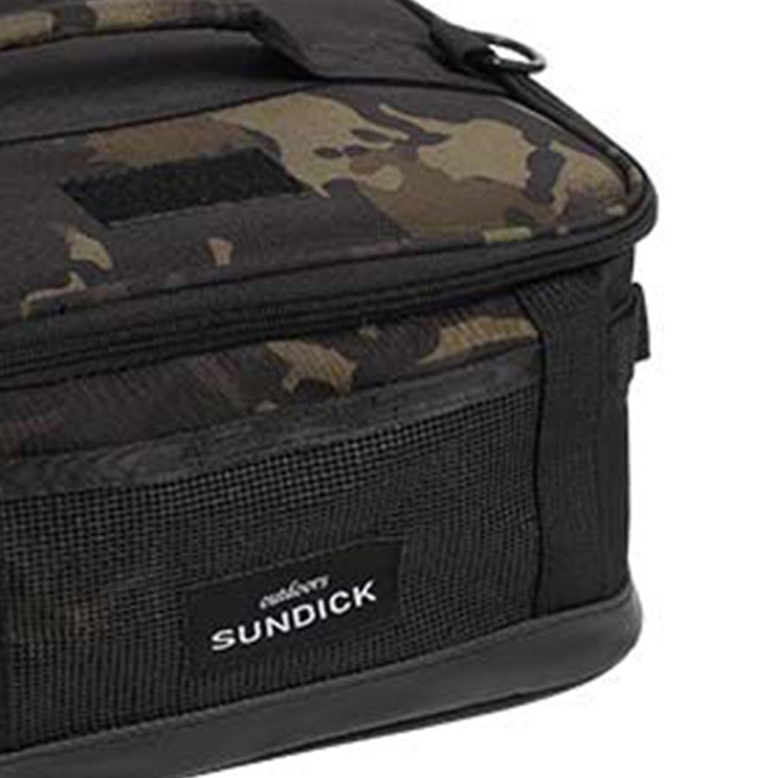 Bolsa de Almacenamiento para Camping Bolsa de Lona Organizador de Herramientas Estuche Portátil con Diseño Robusto para Fácil Acceso Adecuado para Gua, Negro con Patrones