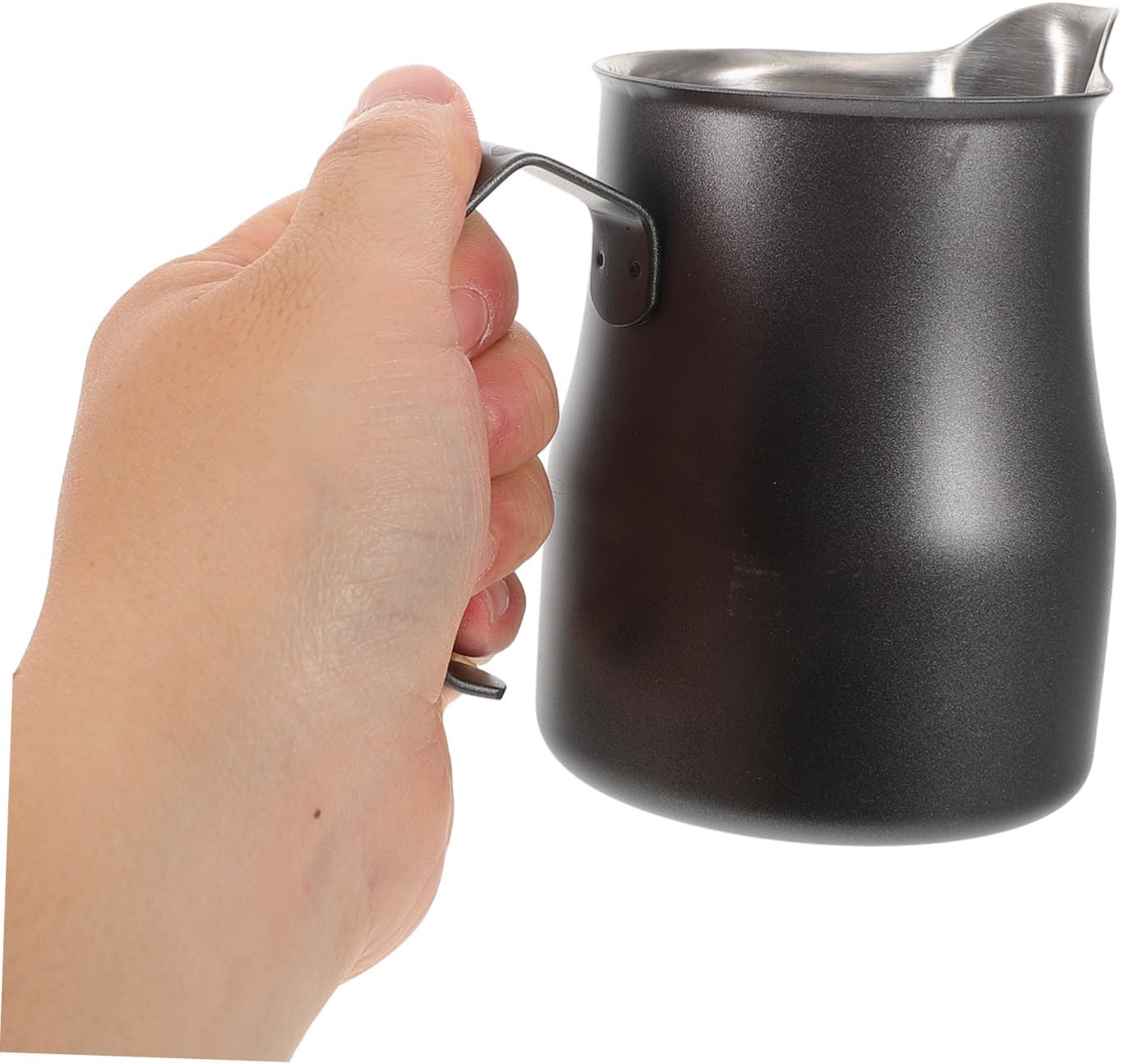 Espresso Milk Frothing Pitcher Stainless Jug Precision Spout for Latte Art and Smooth Milk Steaming for Home Brewing