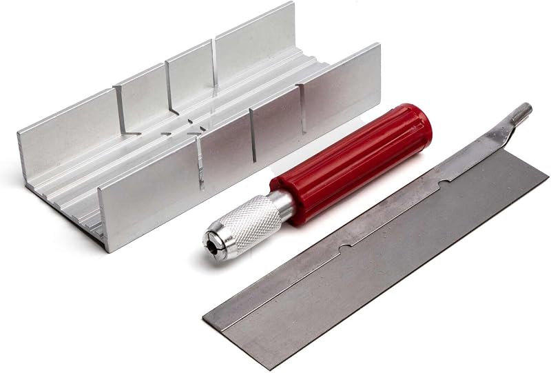 SMB Precision Metal Mitre Box With Razor Saw (1/4/10/25/100) (1)