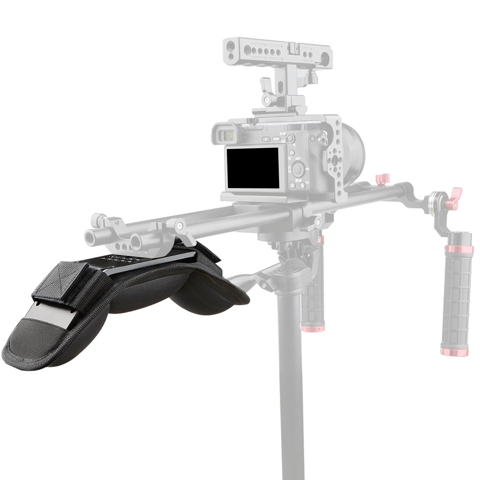 Podstawowa podkładka na ramię aparatu 15 mm z zaciskiem prętowym 15 mm do aparatu DSLR Podstawowe akcesoria uchwyt do lustrzanki cyfrowej