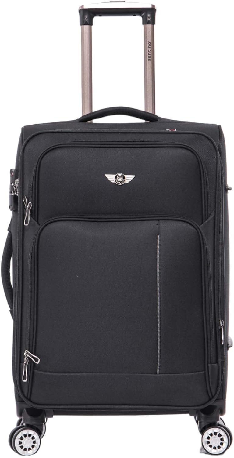 SANTINO, Mala de Viagem Little Havana Super Leve 360° SantinoALKV501M Cor: Preto