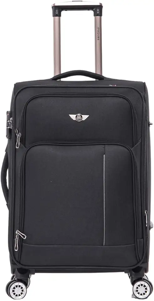 Mala de Viagem Little Havana Super Leve 360° SantinoALKV501M Cor: Preto