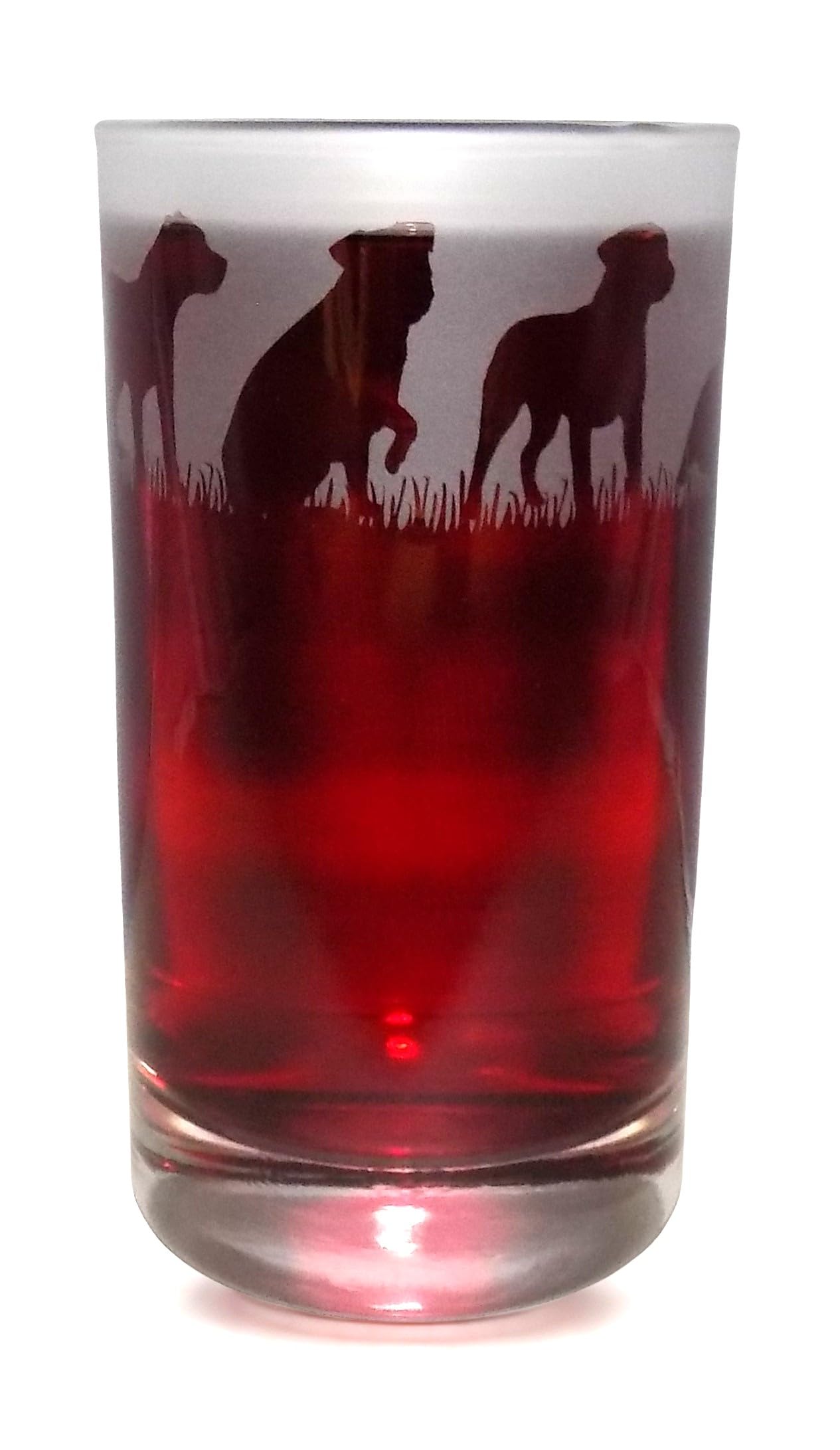 Boxer Dog Hand Etched Highball Tumbler โ image 1