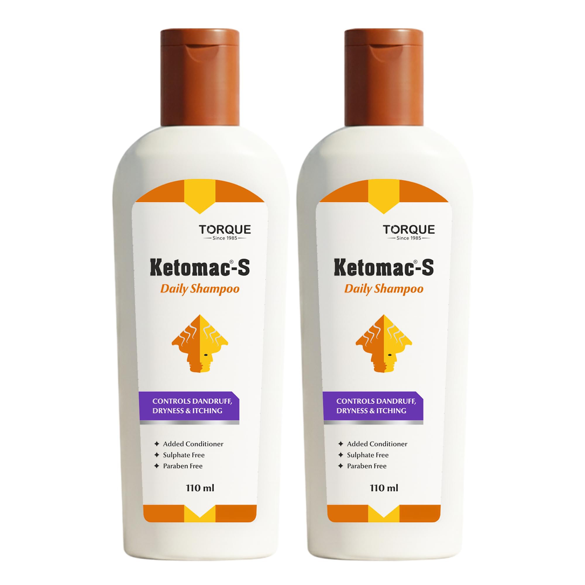 Ketomac-S Anti-Dandruff Shampoo With Selenium Sulfide Conditioner, Sulphate and Paraben Free,110ml Pack of 2