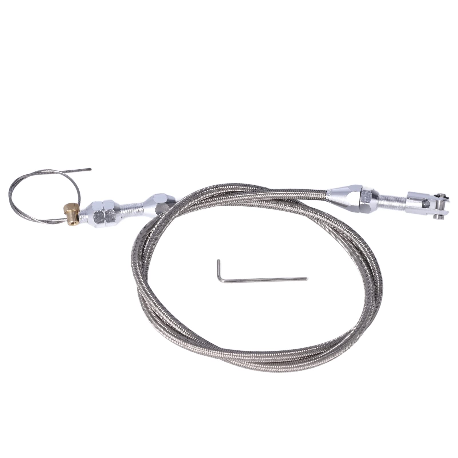 Cable de acelerador Torvex, cable de control de cable de acelerador de acero inoxidable de 36 pulgadas compatible con motores LS1 4.8L 5.3L 5.7L 6.0L
