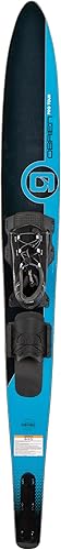 O'Brien Pro Tour Slalom Water Ski  Available in 58", 64", and 68" Sizes  Adjustable Bindings  Stable, Forgiving Design for Beginner to Intermediate