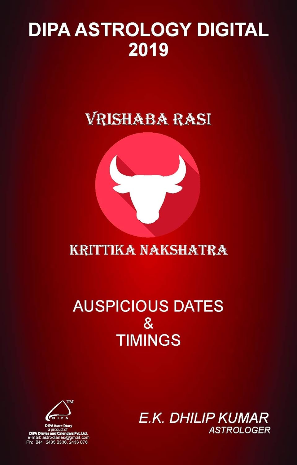 Amazon.co.jp Krittika Nakshatra Vrishaba Rasi 2019 Auspicious Dates
