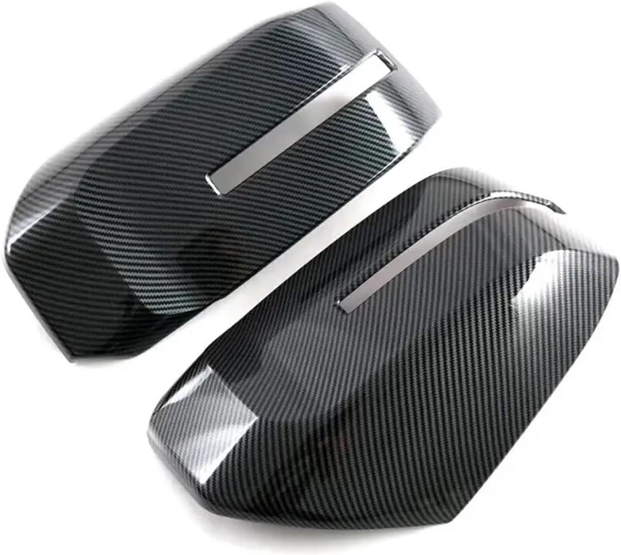 Compatible For Triton L200 2024 RHD Car Sticker Rearview Side Mirror Cover Wing Cap Exterior Door Rear View Case Trim Carbon