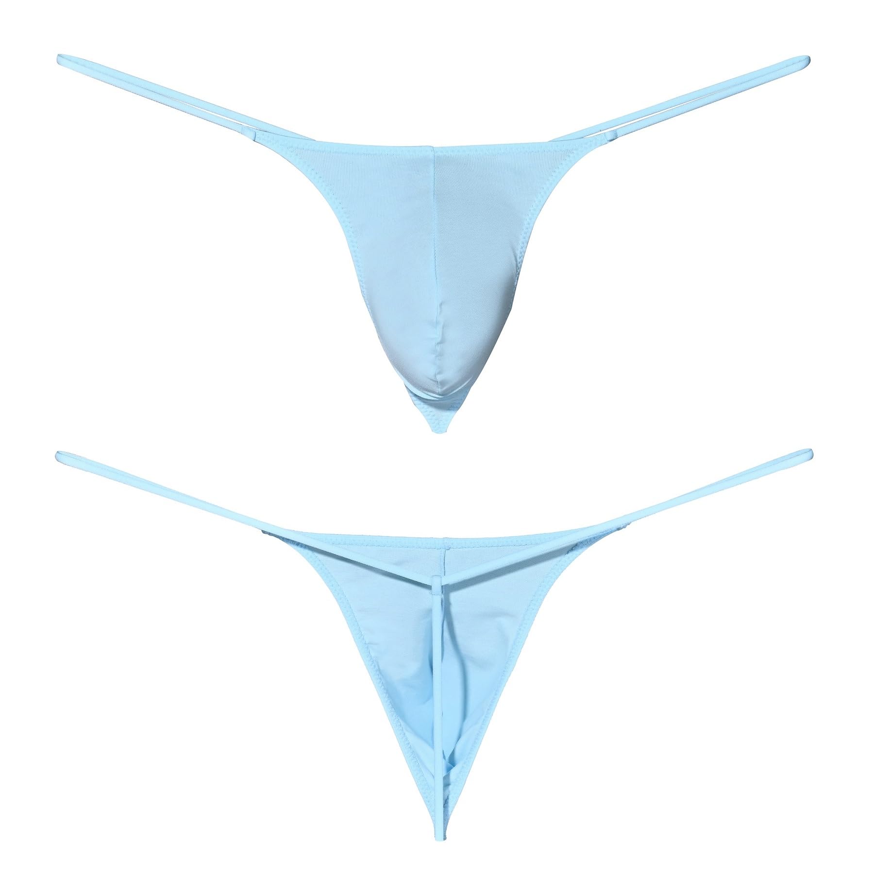 CELESTIX Lot de 3 Strings en Coton pour Homme - Léger - Taille Basse - Respirant et Confortable