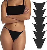 Vista 1 de LEVAO Bragas de bikini para mujer, ropa interior de algodón, talla grande, corte alto, para mujer, paquete múltiple S-2XL