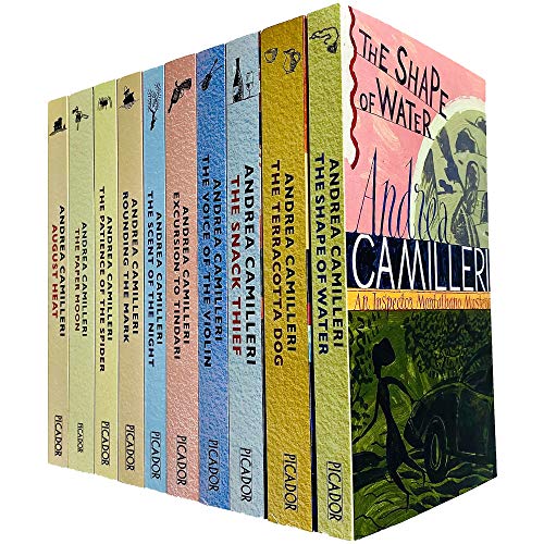 Inspector Montalbano Mysteries Series Books 1 - 10 by Andrea Camilleri