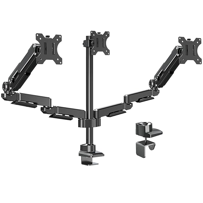 Buy MOUNT PRO Triple Monitor Desk Mount Fits up to 1327 Inch/22 lbs