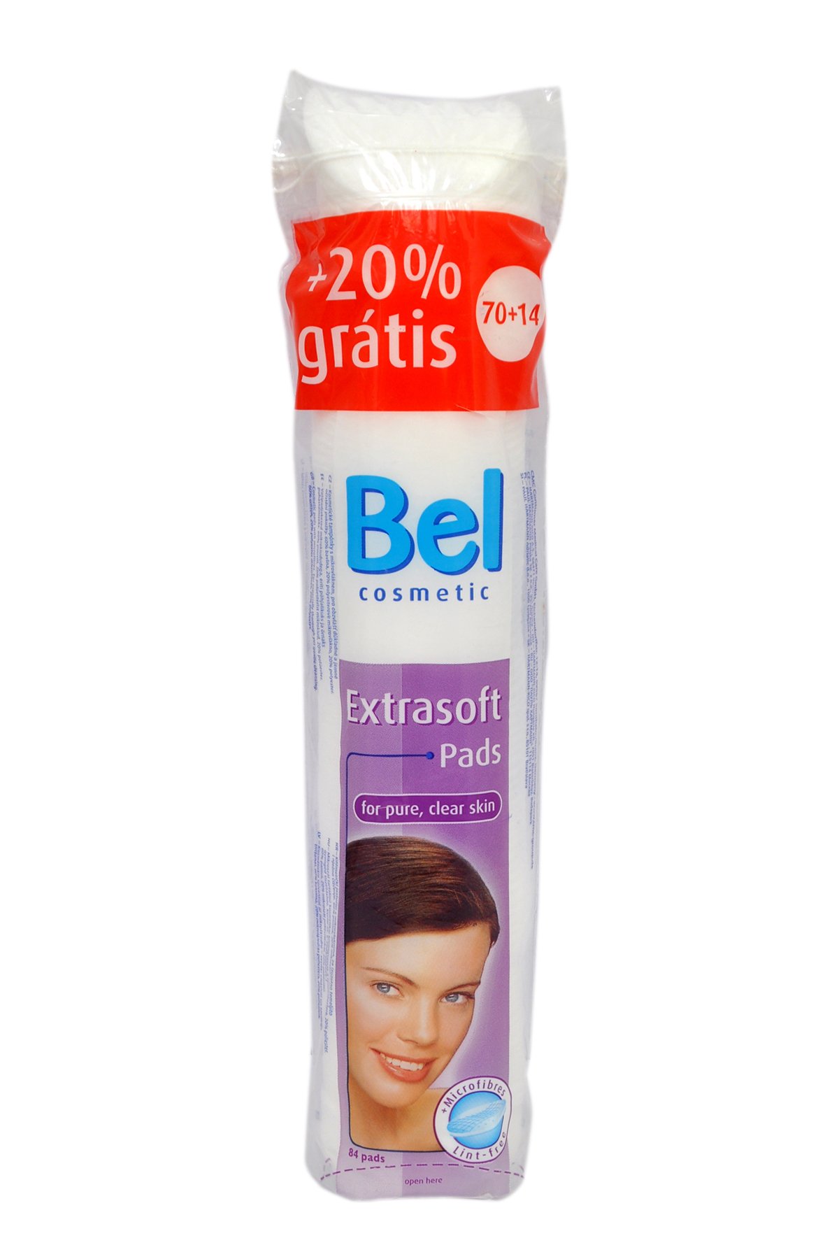 Paul Hartmann Bel Extra Soft Cotton Pads with Microfibers (84 Pieces/Pack)