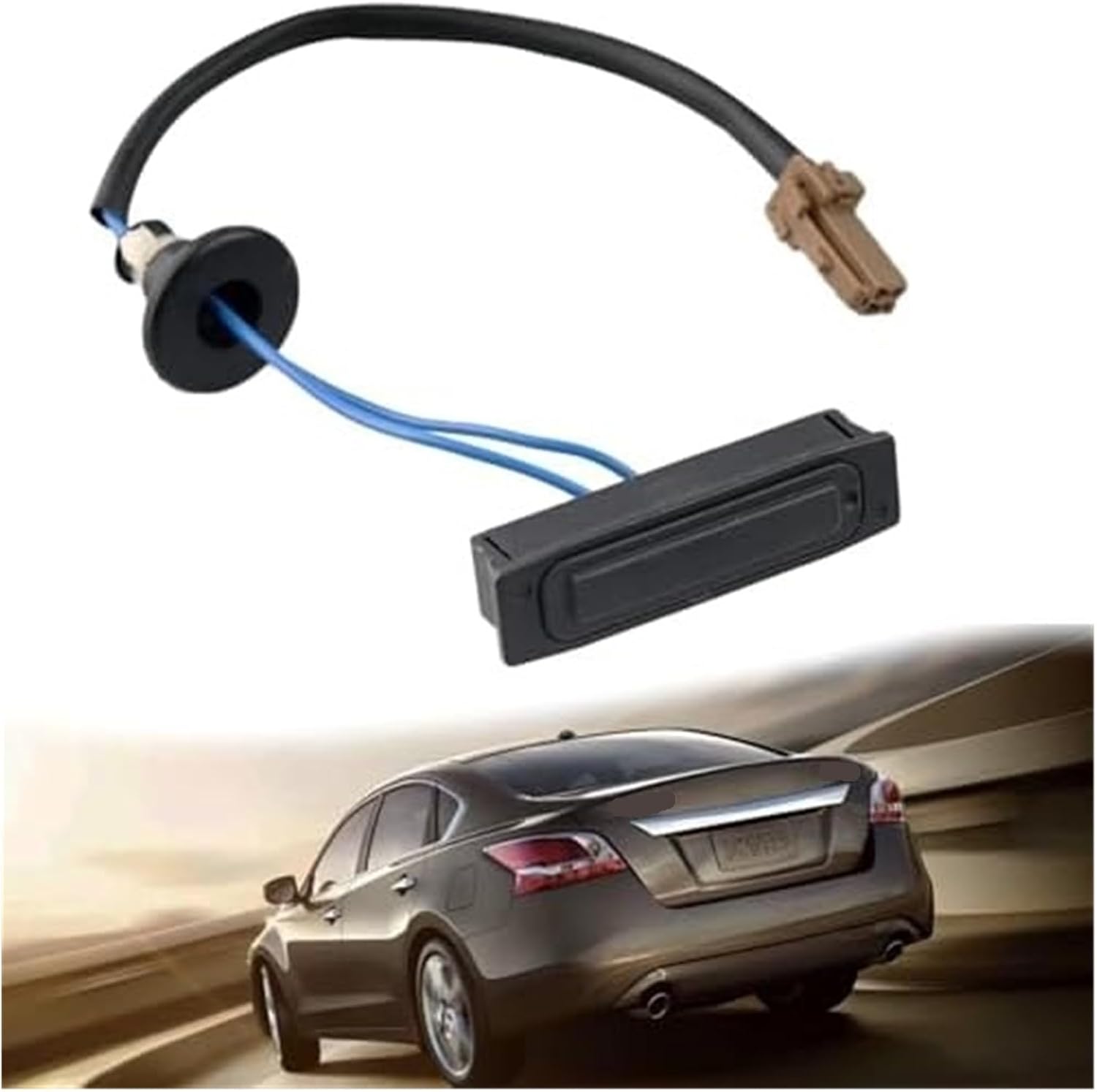 Car Tailgate Switch for Infiniti M35H for Nissan Altima for Murano for Versa Replace Tailgate Open Button Switch Black 25380-Ed000 Car Trunk Switch