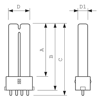 Philips PL-S Light Bulb, Warm White Light Extra (827), 11