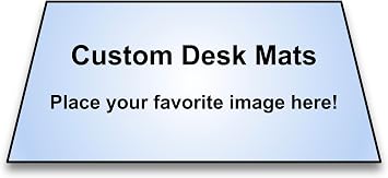 Custom Desk Mat 14x24 Inches - Your Photo or Image - Non Slip Rubber Bottom, Stitched Edges, Color Printing. Perfect as an Anime Mouse Pad XXL, or Deskmat