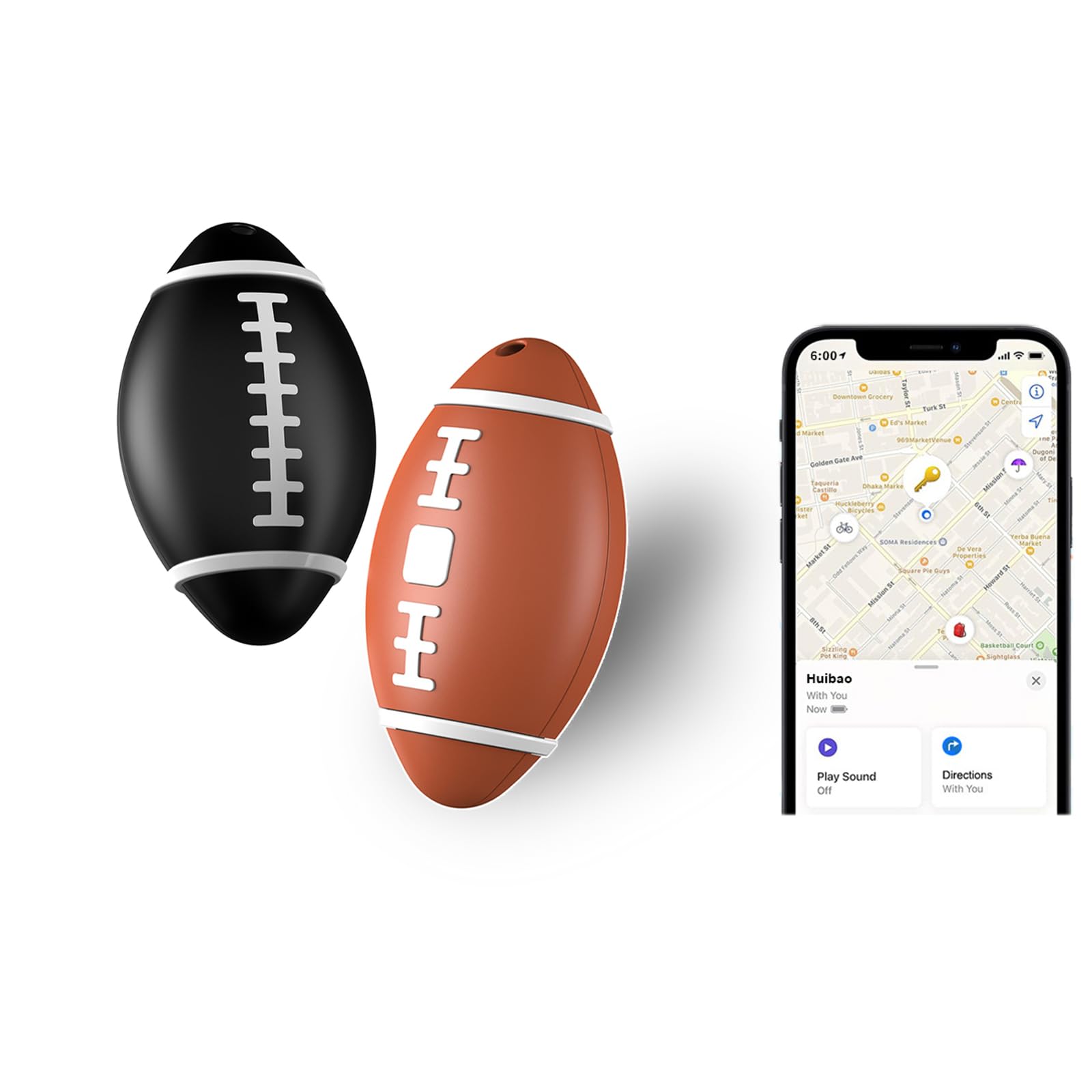 Air Tags 2 Pack,Bluetooth Tracker Works with Find My APP (iOS Only, Not for Android),IP67 Water and Dust Resistant,Keys Finder and Item Locator for Finding Wallet Phone Pet Car Replaceable Battery