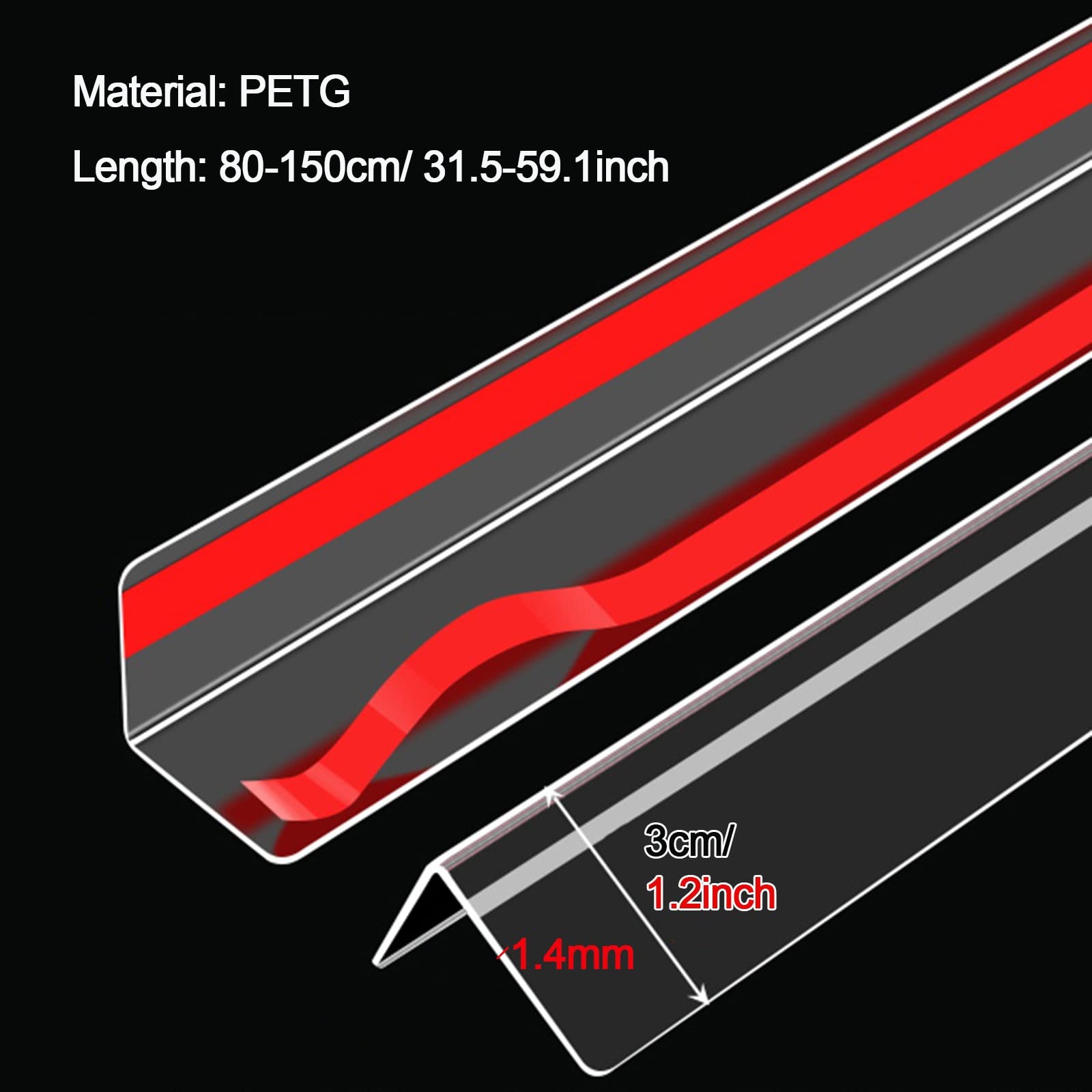 50 Angoli Foto Trasparenti - 49x23.5x7 Mm, Per Album, Scrapbook, Cornici, Montaggio Senza Colla - Foto 3