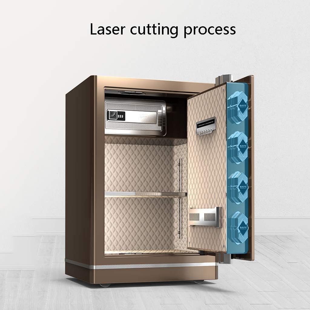 Security SafesElectronic Password Security Safes Large Capacity Fireproof Deposit Box for Company Residential Office Hotel Jewelry Cash Use Storage Cabinet (Color:style1)