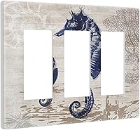 Vista 75 de Cubierta de interruptor de luz de palanca de hojas tropicales negras y doradas, hoja de palmera, decoración de 1 cuadrilla, placa frontal eléctrica