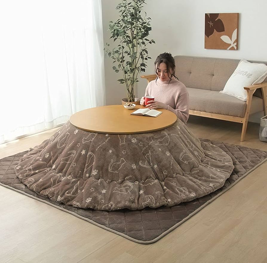 処分品☆こたつ布団掛敷セット 円形 丸いこたつ用布団 ラウンド形 円形 楽天市場】こたつ 布団セット 円形こたつ 90cm こたつテーブル