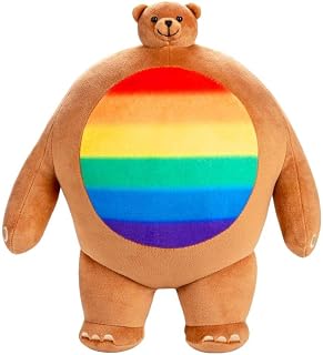 Tiny Headed Rainbow Pride Pip Bear 12in