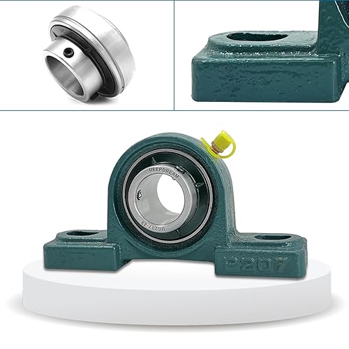 Miniatura 118 de 4 unidades UCP205-16 Cojinetes de bloque de almohada de 1 pulgada de eje de hierro fundido p205 rodamientos con 1 pulgada de diámetro montado bloque