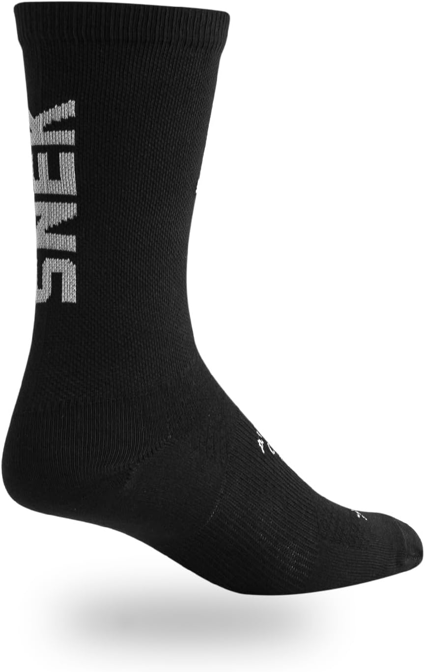 SNEK Dry Creek 7" Cuff Athletic Socks | Moisture-Wicking, Breathable, Odor-Resistant Cycling & Hiking Socks