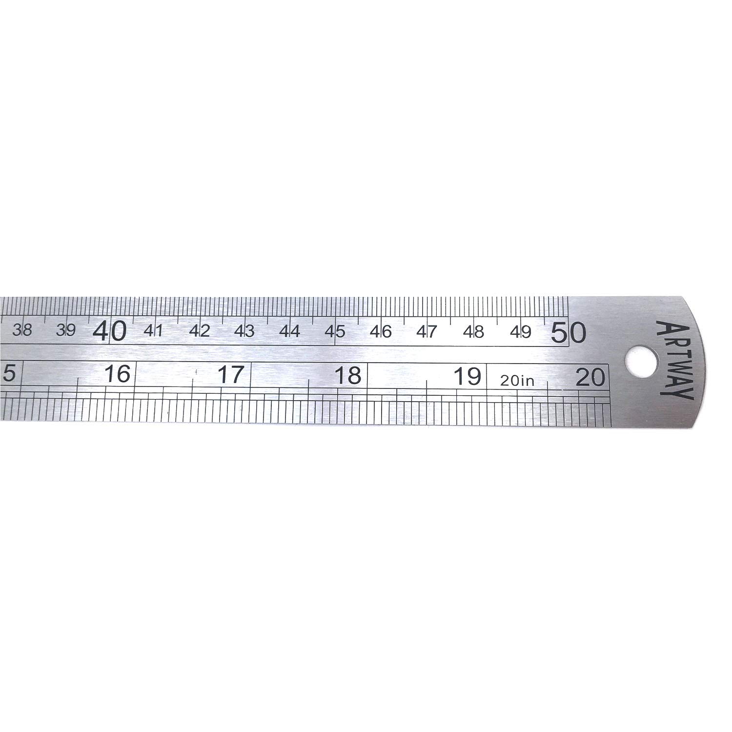 3d Printing Pen Artway Stainless Steel Ruler - 50cm Metal Ruler 30cm