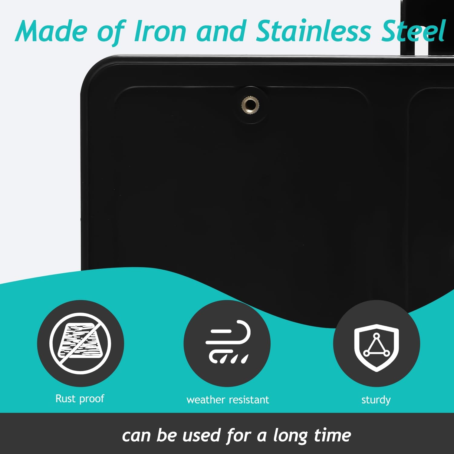 Universal US Flip-Up Front License Plate Frame, License Bracket Holder for Display and Protection, Non Motorized