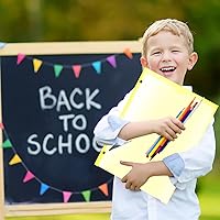 Vista 7 de Carpetas plásticas de alta resistencia con bolsillo frontal transparente - 6 unidades, carpetas de 3 bolsillos con 3 agujeros para archivadores de 3