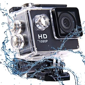 TechKing (SPECIAL Deal With 12 Years Warranty) Action Camera 1080P 12MP Sports Camera Full HD 2.0 Inch Action Cam 30m/98ft Underwater Waterproof Snorkel surf Camera with Wide-Angle Lens and Mounting Accessories Kit