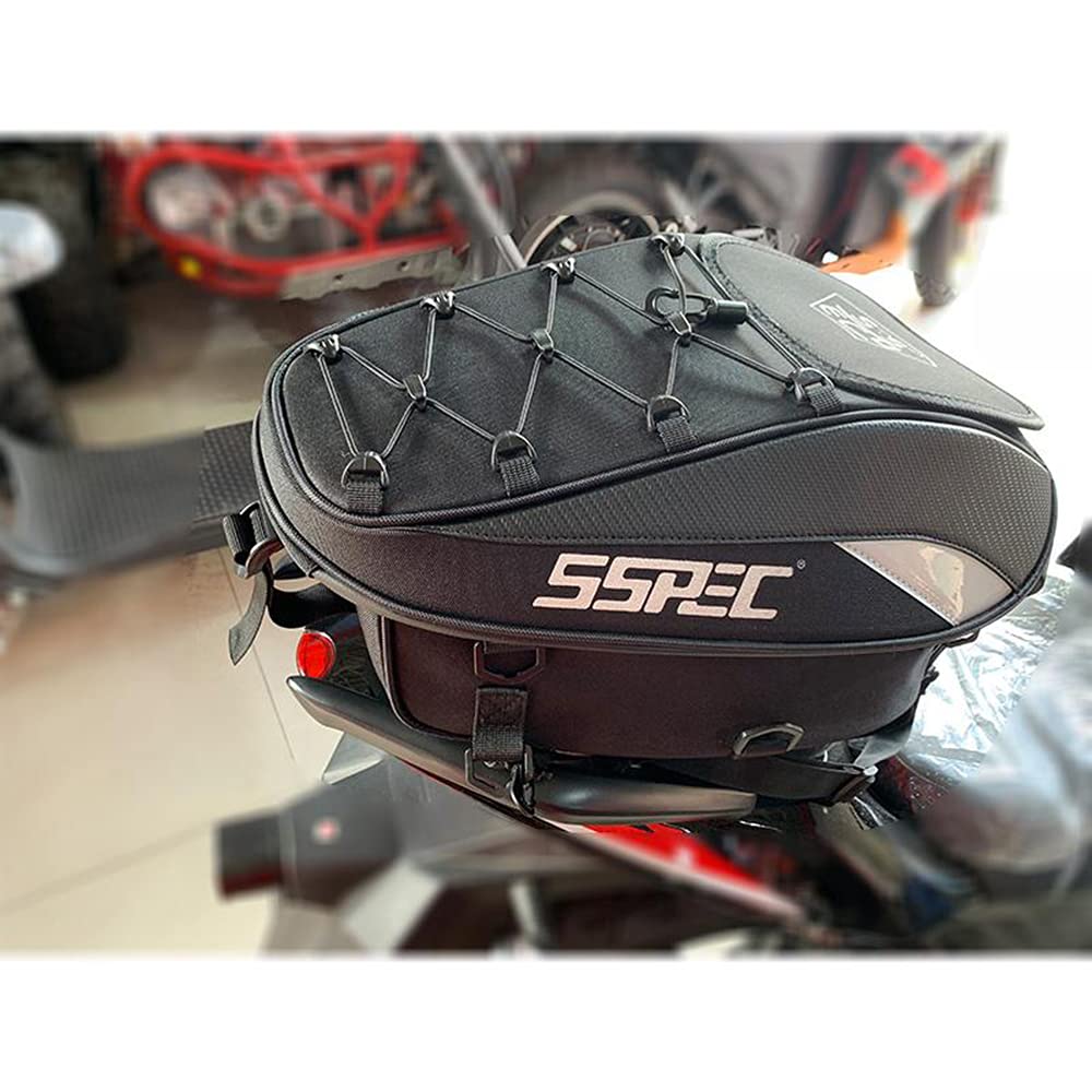 Bolsa Trasera para Motocicleta Alpina de Alta Capacidad Bolsa para Asiento Trasero para Motocicleta Mochila Impermeable para Ciclista Bolsa para Equipaje de Viaje Bolsas para Motocicleta