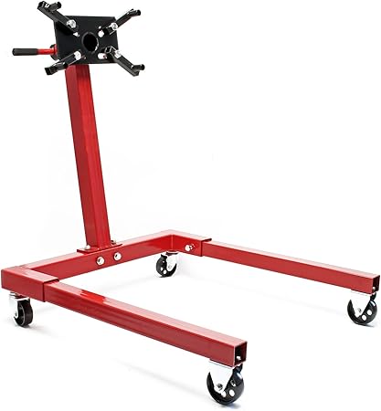 Cavalletto Per Motore - Supporto Regolabile Portata 450 Kg, Per Sostituzione Motori Auto E Camion - Foto 2