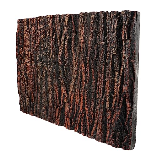 HEMOTON 1 Tablero Decorativo para Fondo De Pecera para Acuario Corteza De Acuario Hábitat Terrario Cría Reptil Lagarto Espuma