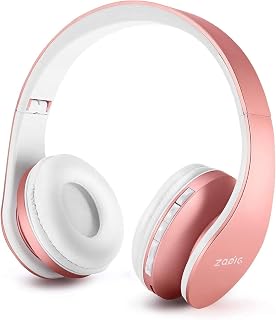 ZAPIG Wireless kids headphones with Microphone, Children's Wireless Bluetooth Headphones, Foldable bluetooth Stereo over-Ear kids headsets
