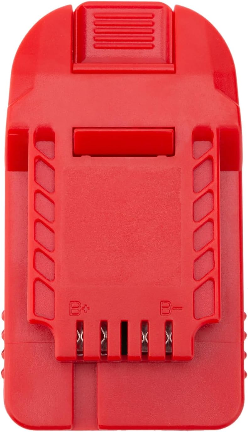 Adapter for Bauer 20v Max Cordless Tools, Compatible with Mil.Waukee M18 Red Lithium Battery, Adapter Only, Red, 1 Pack - Image 4