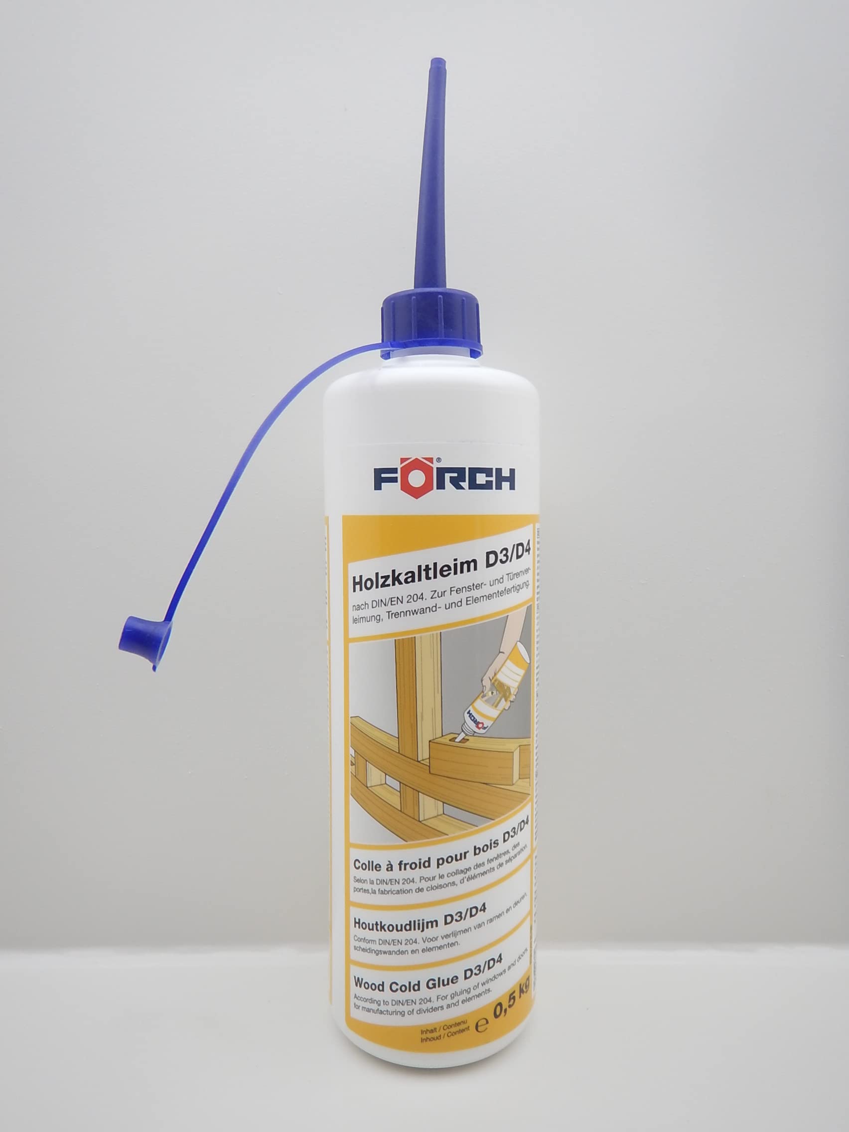 Förch LEIM HOLZLEIM HOLZKALTLEIM D3/ D4 WASSERFEST KLEBEN KLEBER 500g (3)