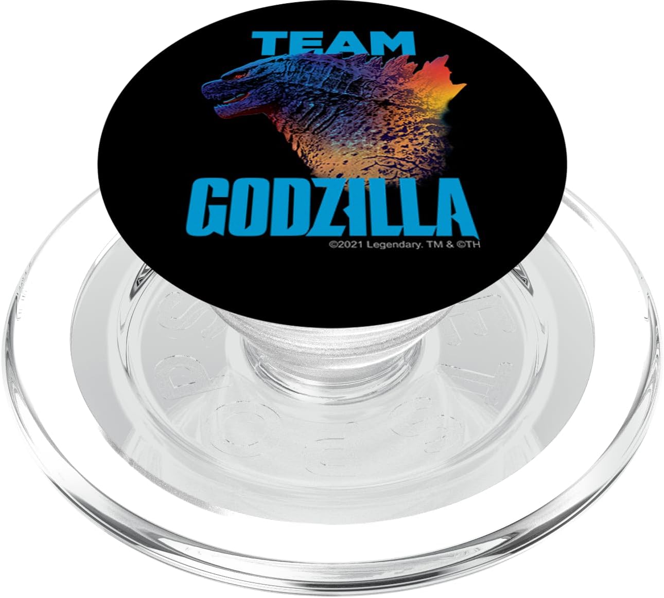 Godzilla vs Kong - Official Team Godzilla Neon PopSockets PopGrip for MagSafe